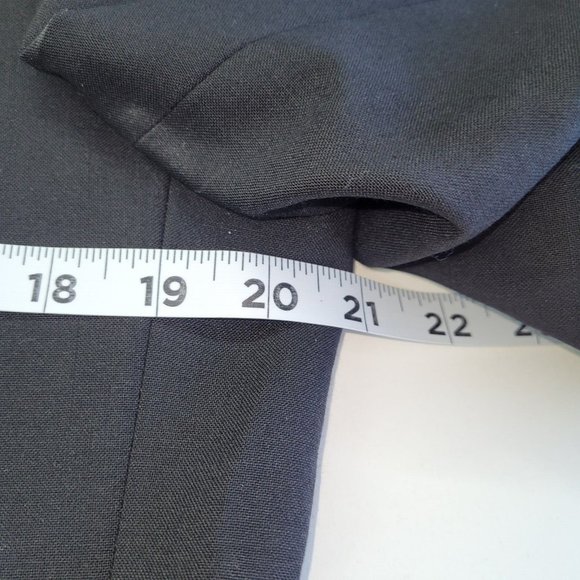 Kenneth Cole Mens Black Wool Blazer Size 40L Two Button Double Vent Back - Picture 11 of 16